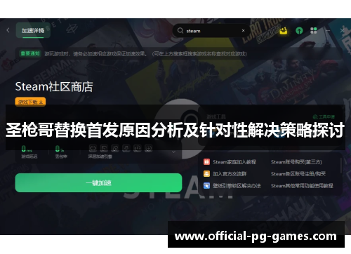 圣枪哥替换首发原因分析及针对性解决策略探讨
